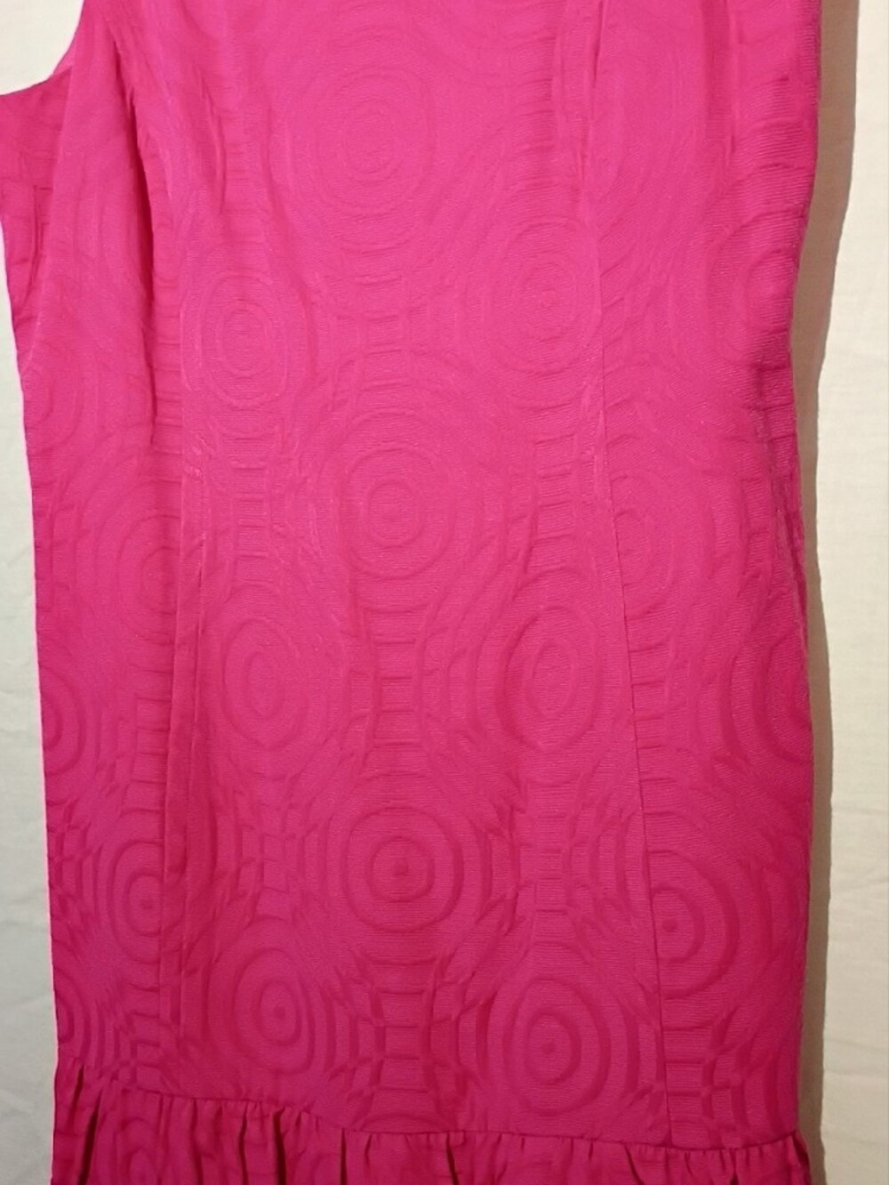 3/$20-Pink Sleeveless Sun Dress Midi with Ruffled Hem,sz 16, NWOT - Picture 4 of 10